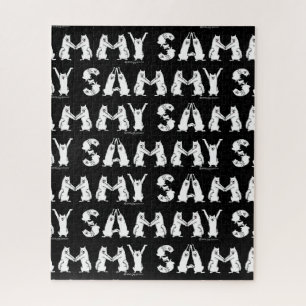 Sammy schrieb in Samoyed Dog Letters Puzzle