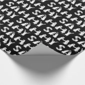 Sammy schrieb in Samoyed Letters Geschenkpapier (Ecke)