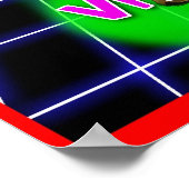 Sammy und die Frau in einem roten Theaterposter Poster (Ecke)