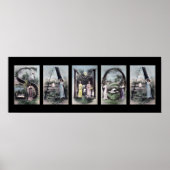 SAMOA Alphabet Letter Name Art Poster (Vorne)