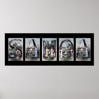 SAMOA Alphabet Letter Name Art Poster