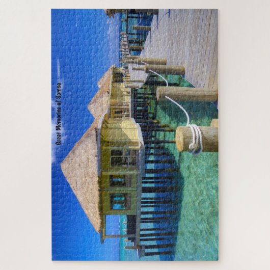Samoa Beach Scene Jigsaw Puzzle (Vertikal)