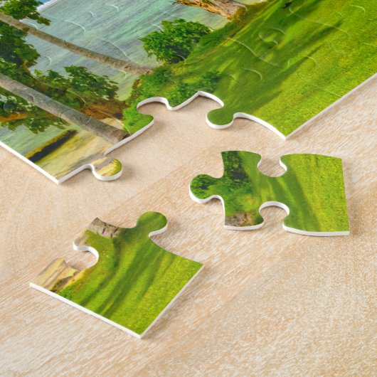 Samoa Beach Szene Puzzle (Seite)