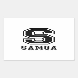 Samoa Designs Rechteckiger Aufkleber
