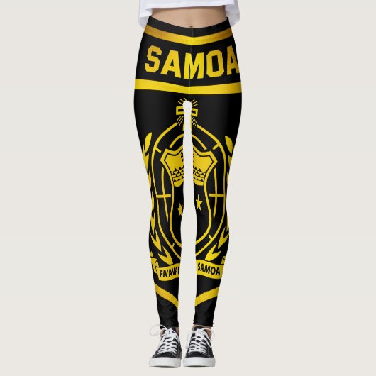 Samoa Emblem Leggings (Vorderseite)