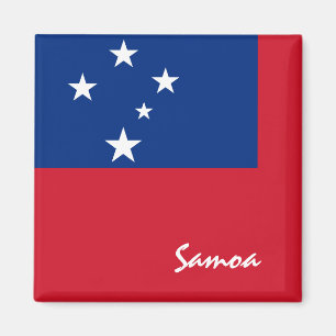 Samoa Fahne & Ozeanien Inseln Ferien-/Sportfans Magnet