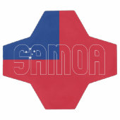 Samoa Flag Adorable Patriotic Fußball (Flach)