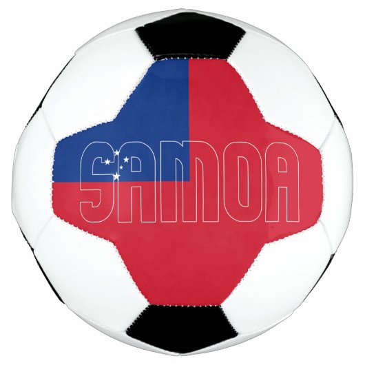 Samoa Flag Adorable Patriotic Fußball (Vorderseite)