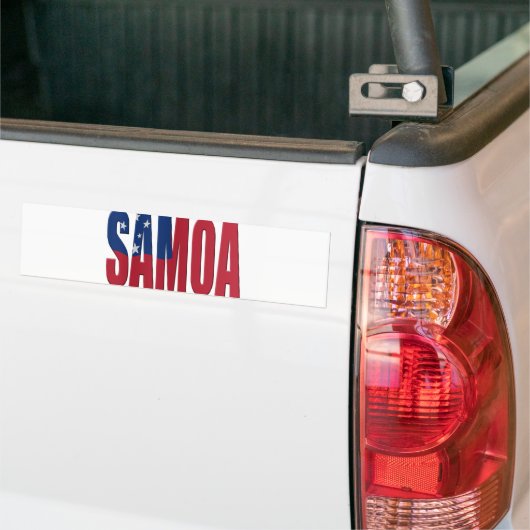 Samoa flag autoaufkleber (Auf Lkw)