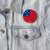 Samoa Flag Charming Patriotic Button (Beispiel)