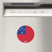 Samoa Flag Charming Patriotic Magnet (In Situ (Geschirrspüler))