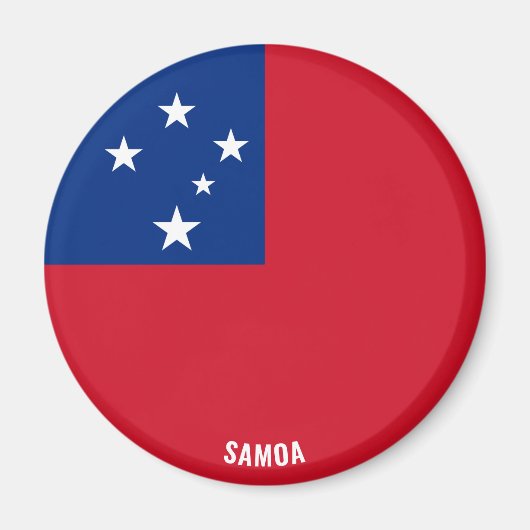 Samoa Flag Charming Patriotic Magnet (Vorne)
