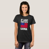 Samoa Flag Design  If lost send me to Samoa Premiu T-Shirt (Vorne ganz)