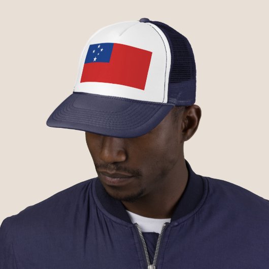 Samoa Flag Hat Truckerkappe (Beispiel)