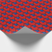 Samoa Flag Honeycomb Wrapping Paper Geschenkpapier (Ecke)