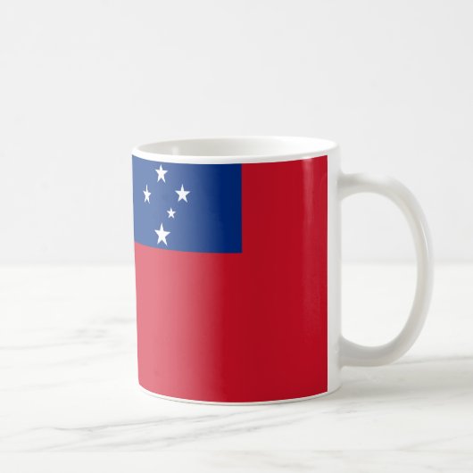 Samoa Flag Keramik Kaffee Tasse (Rechts)