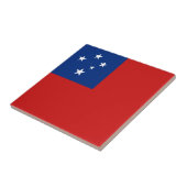 Samoa Flag Keramik Tile Fliese (Seite)