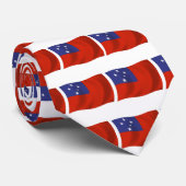 Samoa Flag Krawatte (Gerollt)