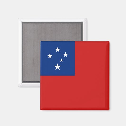 Samoa Flag Magnet (Vorderseite/Rückseite)