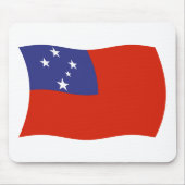 Samoa Flag Mousepad (Vorne)