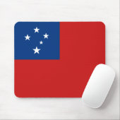 Samoa Flag Mousepad (Mit Mouse)