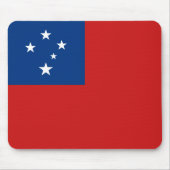 Samoa Flag Mousepad (Vorne)