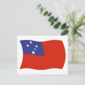 Samoa Flag Postkarte (Stehend Vorderseite)