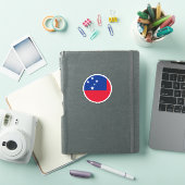 Samoa Flag Round Sticker (iPad Hülle)