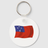 Samoa Flag Schlüsselanhänger (Vorderseite)