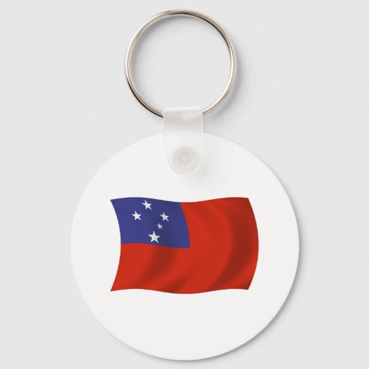 Samoa Flag Schlüsselanhänger (Vorderseite)