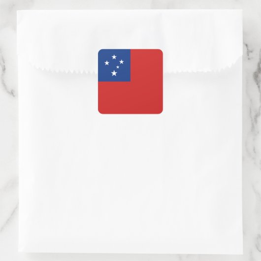 Samoa Flag Sticker (Tasche)