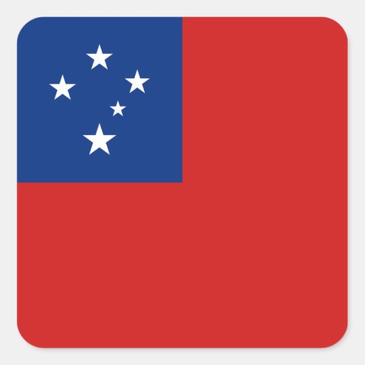 Samoa Flag Sticker (Vorderseite)