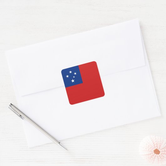 Samoa Flag Sticker (Umschlag)