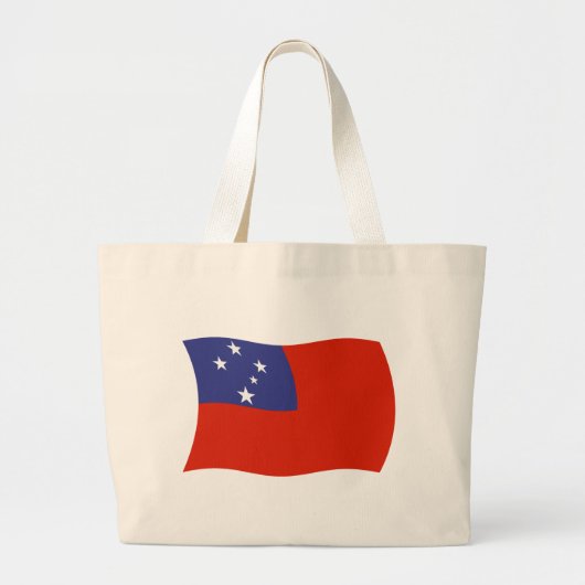 Samoa Flag Tote Bag Jumbo Stoffbeutel (Vorne)