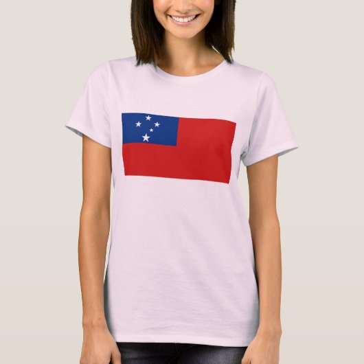Samoa Flag x Map T - Shirts (Vorderseite)