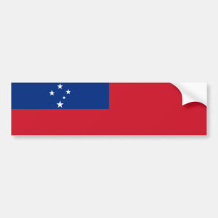 Samoa-Flagge Autoaufkleber