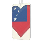 Samoa-Flagge Autolufterfrischer (Links)