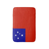 Samoa-Flagge Badematte (Vorderseite Vertikal)