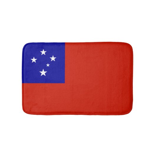 Samoa-Flagge Badematte (Vorderseite)