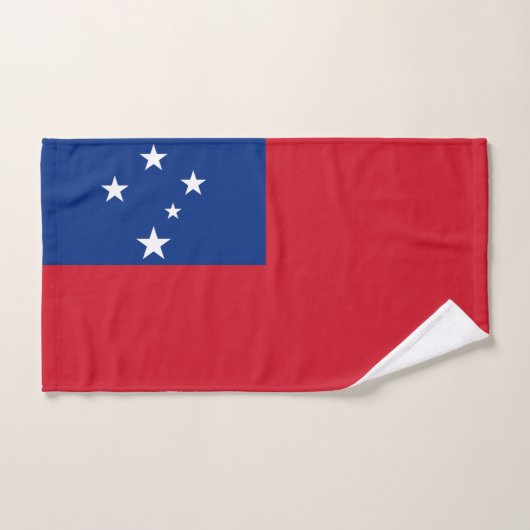 Samoa-Flagge Badhandtuch Set (Handtuch)