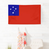 Samoa-Flagge Banner (Insitu)