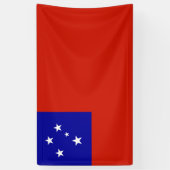 Samoa-Flagge Banner (Vertikal)