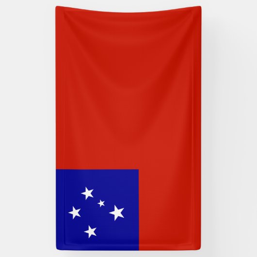Samoa-Flagge Banner (Vertikal)