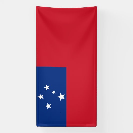 Samoa-Flagge Banner (Vertikal)
