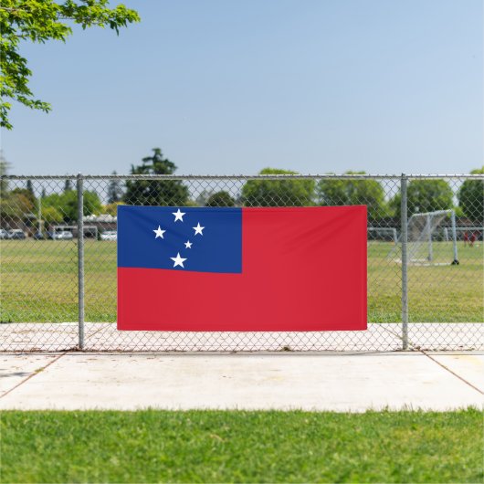 Samoa-Flagge Banner (Insitu)