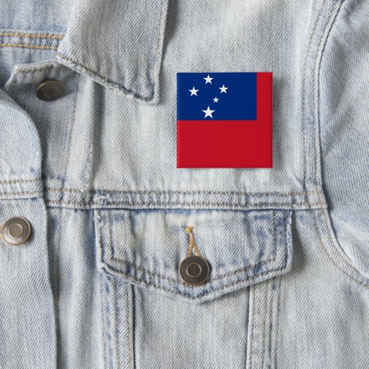 Samoa-Flagge Button (Beispiel)