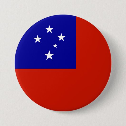 Samoa-Flagge Button (Vorderseite)