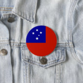Samoa-Flagge Button (Beispiel)