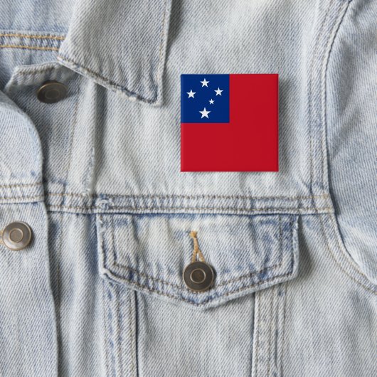Samoa-Flagge Button (Beispiel)