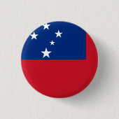 Samoa-Flagge Button (Vorderseite)